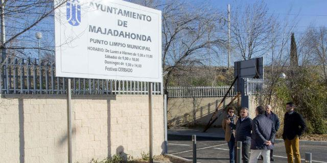 El  Punto Limpio de Majadahonda tiene un nuevo acceso por la carretera del Plantío