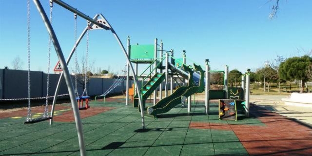 El parque Goya de Majadahonda tiene una nueva zona de juegos