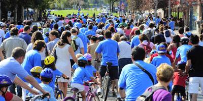 Más de 3.500 personas se dan cita en la Fiesta de la Bicicleta de Majadahonda