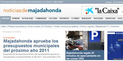 Las noticias más leidas de 2010 en Noticias de Majadahonda