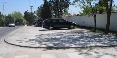 Mejorado el aparcamiento del cementerio municipal de Majadahonda 