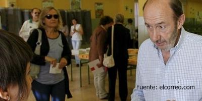 Rubalcaba votó a las 9:30 en Majadahonda