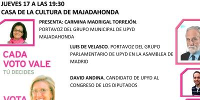 UPyD prepara un acto de campaña para el próximo jueves