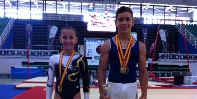 Triunfo de los gimnastas majariegos en el Campeonato de España 