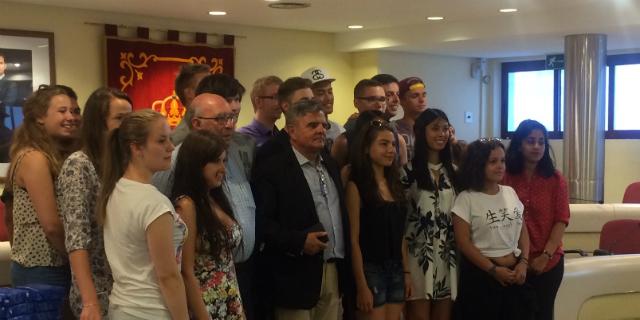 El grupo de jóvenes Rotary Club visita Majadahonda