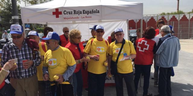 La Cruz Roja marcha por la salud de los mayores