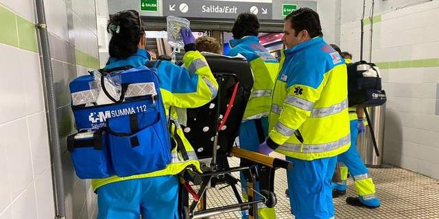 Una mujer herida grave en la estación de Majadahonda tras quedar su mano enganchada en la puerta de un tren