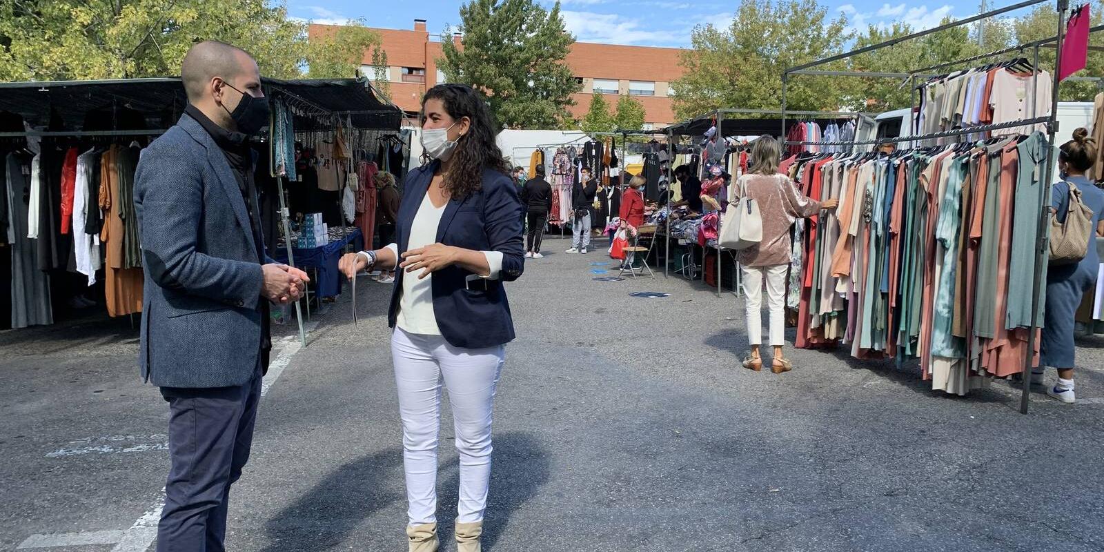 Majadahonda refuerza la seguridad e higiene en el mercadillo municipal