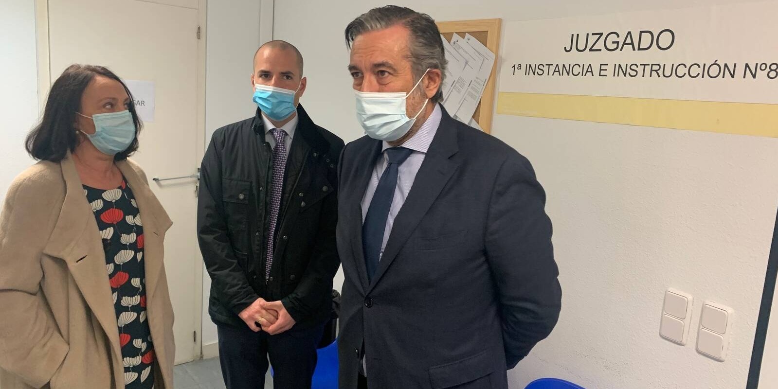 Enrique López, consejero de Justicia, visita el partido judicial de Majadahonda para conocer sus necesidades