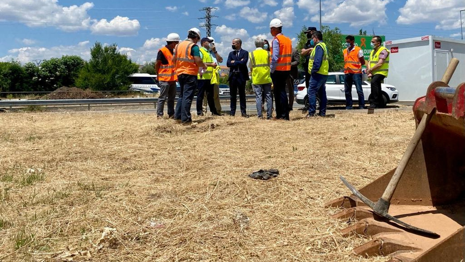 En marcha las obras para la construcción de la pasarela peatonal de Roza Martín