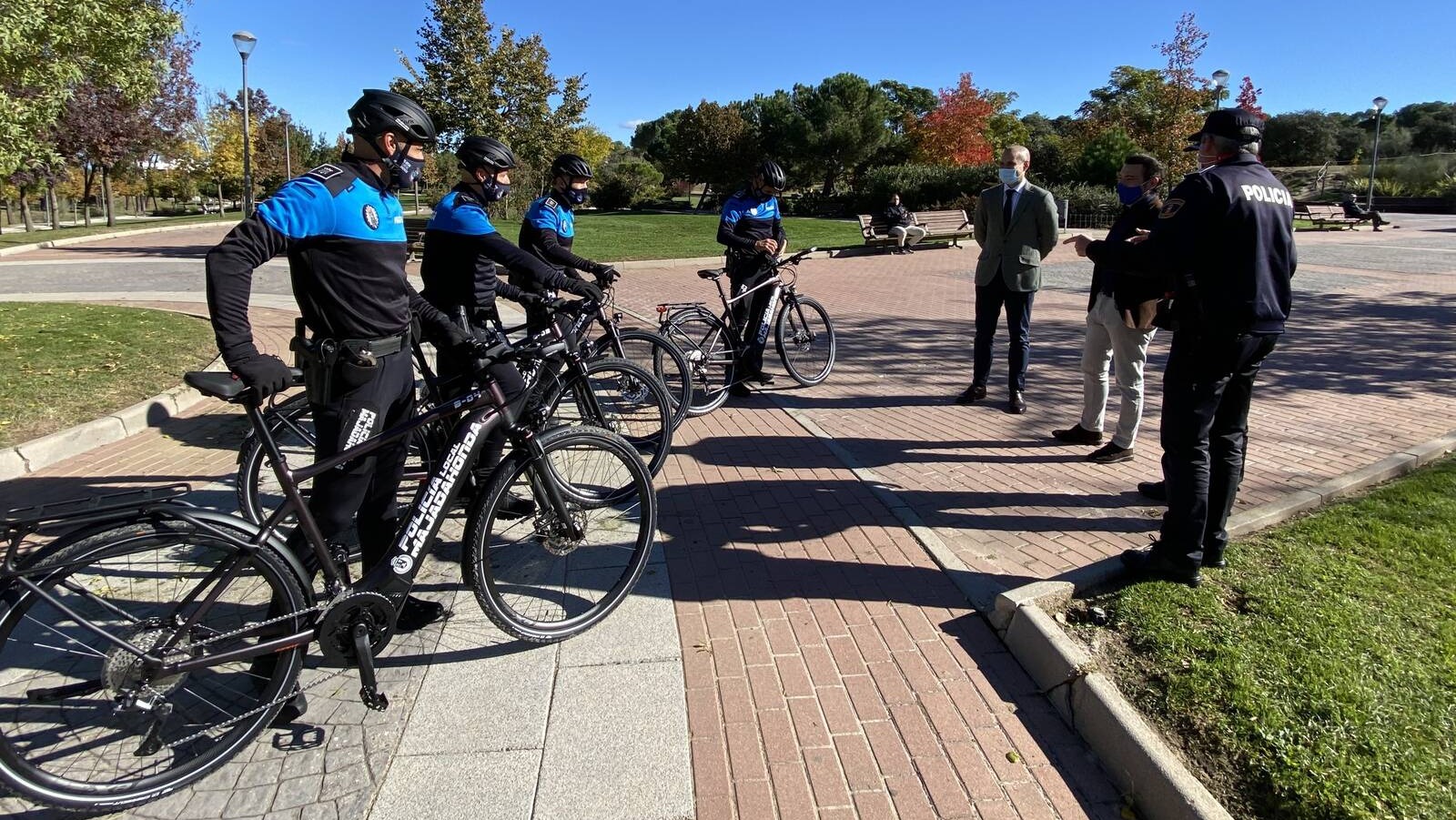 La Policía Local estrena bicicletas eléctricas para patrullar en Majadahonda