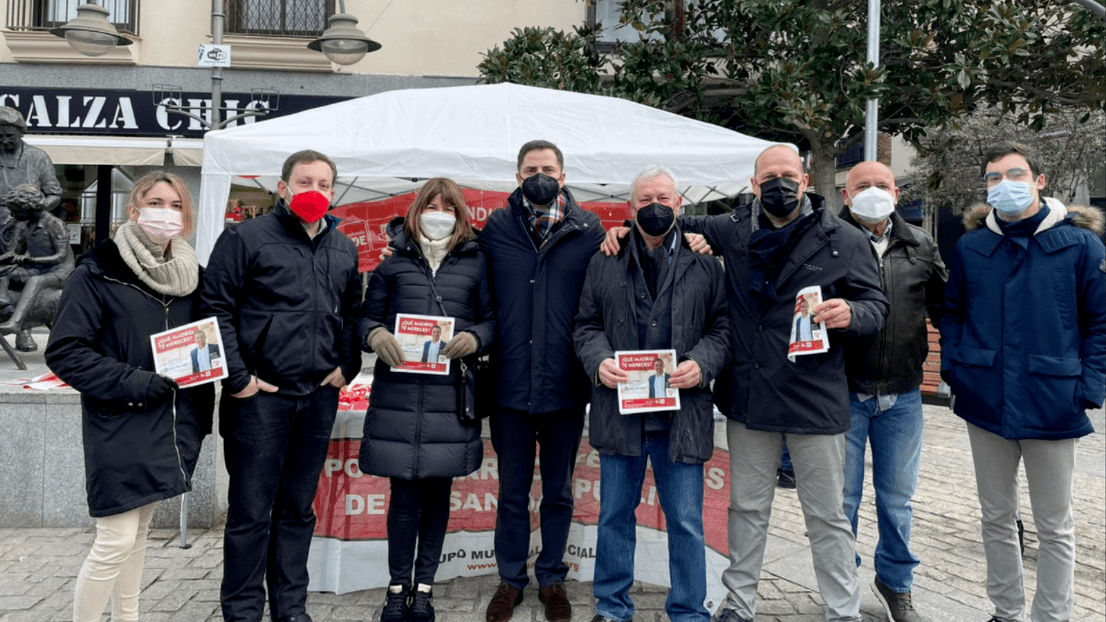 El PSOE de Majadahonda sale a la calle para dar a conocer las acciones del partido