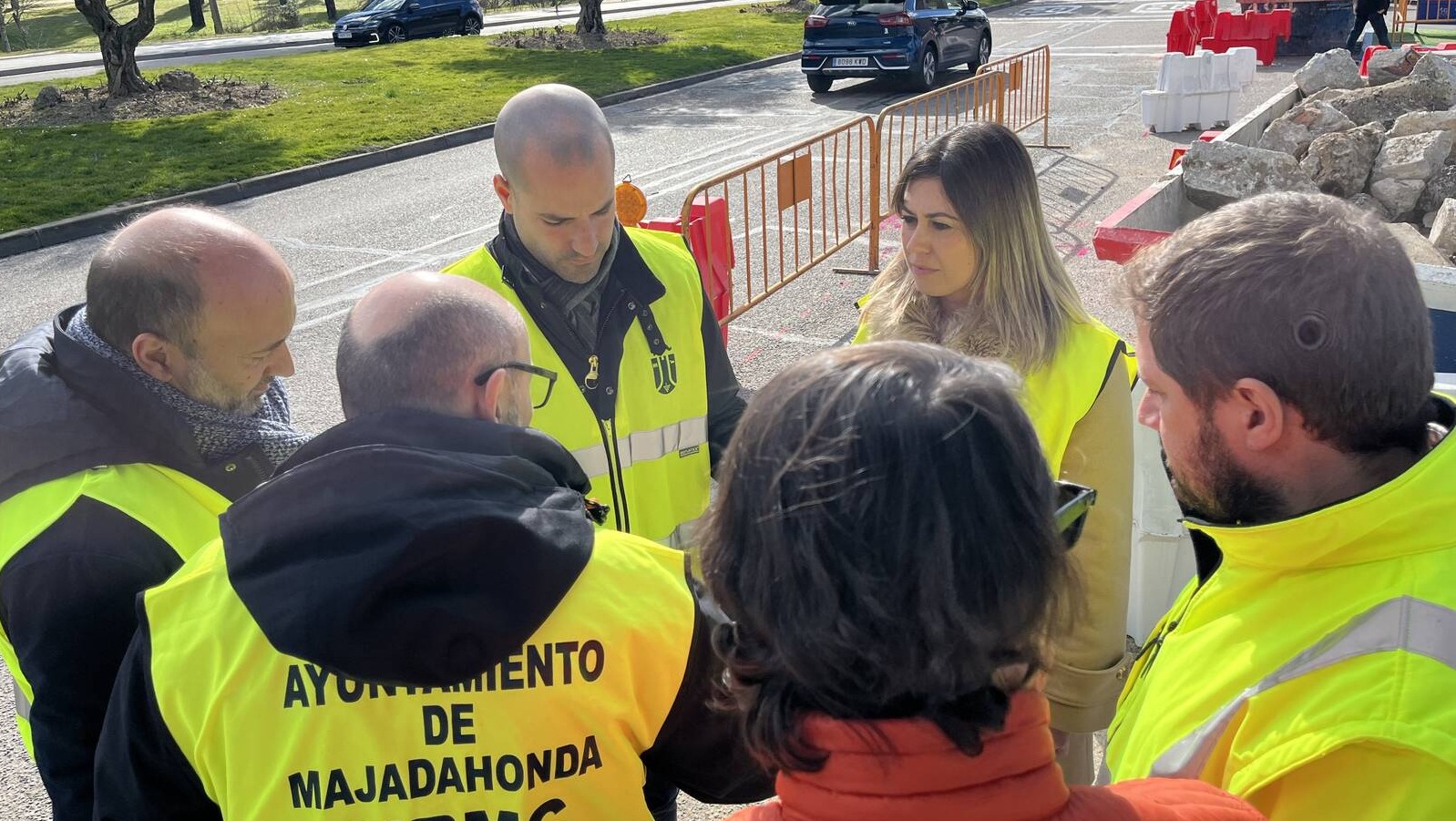 Comienzan las obras en la acera de la calle Norias de Majadahonda