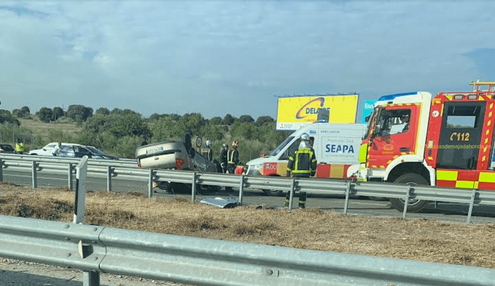 Grave accidente en la M-503 entre Majadahonda y Pozuelo de Alarcón