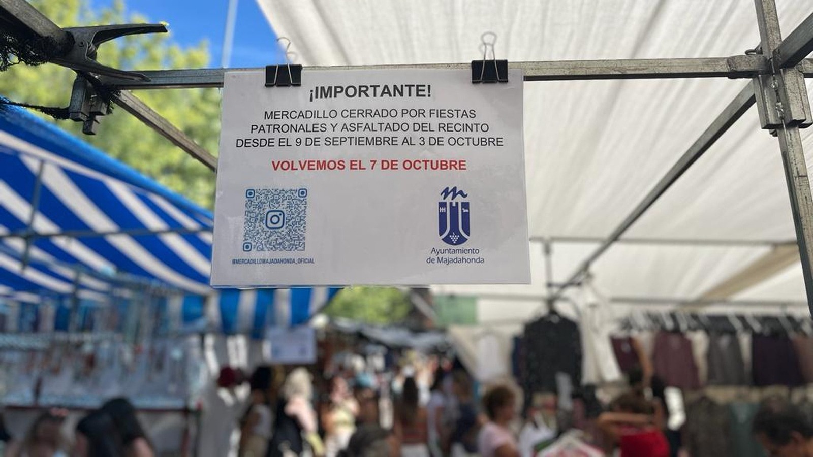 Majadahonda renovará el asfaltado del mercadillo tras las fiestas