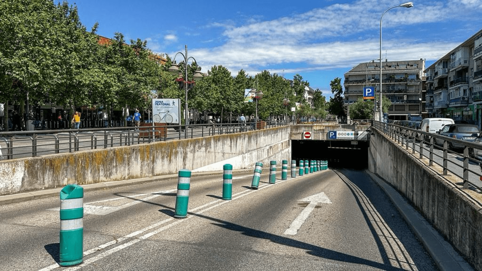 El túnel bajo la Gran Vía se cierra desde el lunes por mantenimiento